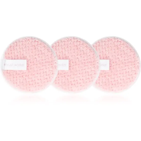 Brushworks Brushworks Reusable Makeup Remover Pads pralne blazinice za odstranjevanje ličil 3 kos