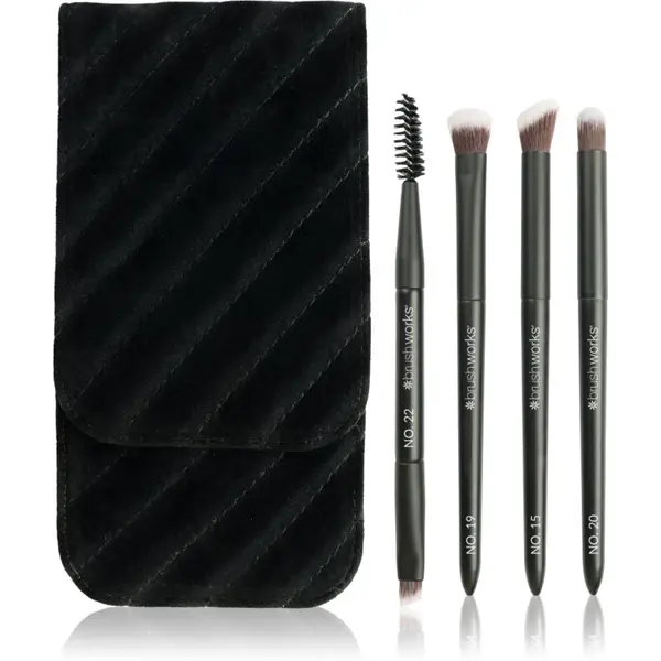 Brushworks Brushworks Travel Eye Brush Set set čopičev za pot