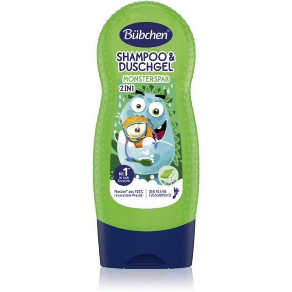 Bübchen Bübchen Kids Monster Fun šampon in gel za prhanje 2v1 3 y+ 230 ml