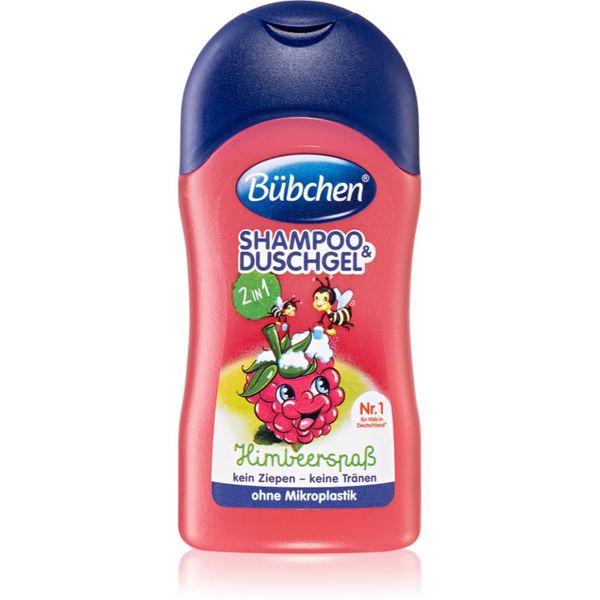 Bübchen Bübchen Kids Shampoo & Shower II šampon in gel za prhanje 2v1 potovalno pakiranje Himbeere 50 ml