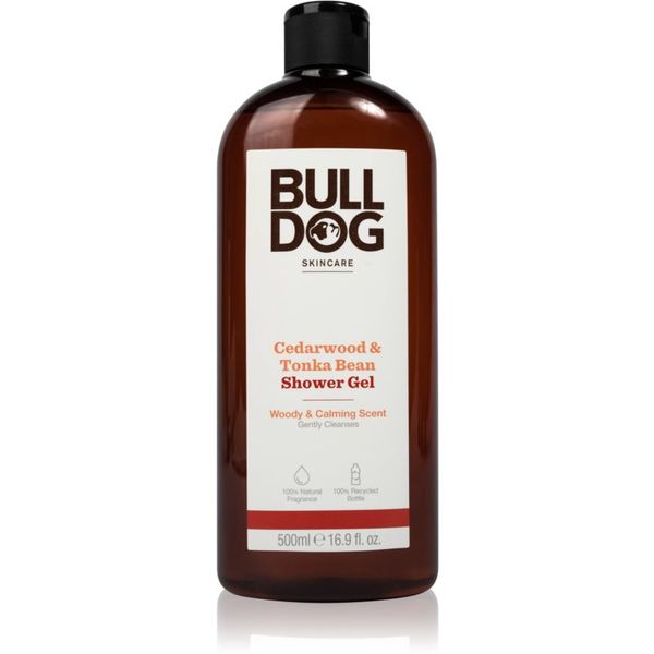Bulldog Bulldog Cedarwood and Tonka Bean gel za prhanje za moške 500 ml
