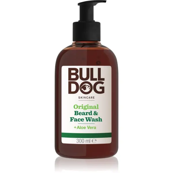 Bulldog Bulldog Original Beard & Face Wash čistilni gel za moške 2v1 300 ml