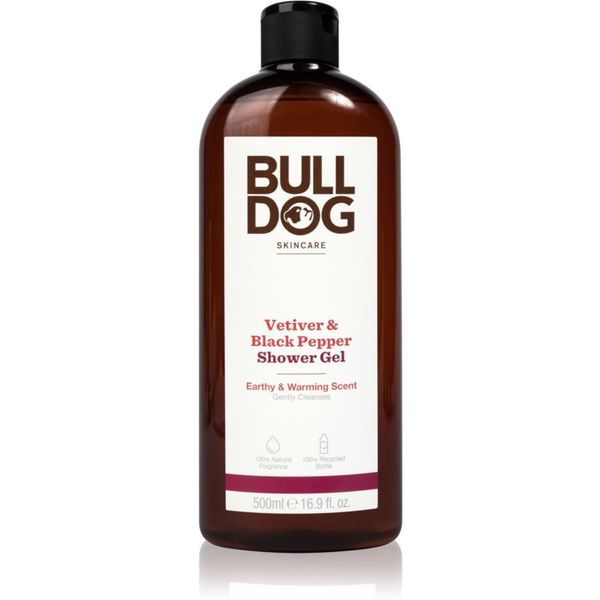 Bulldog Bulldog Vetiver and Black Pepper gel za prhanje za moške 500 ml