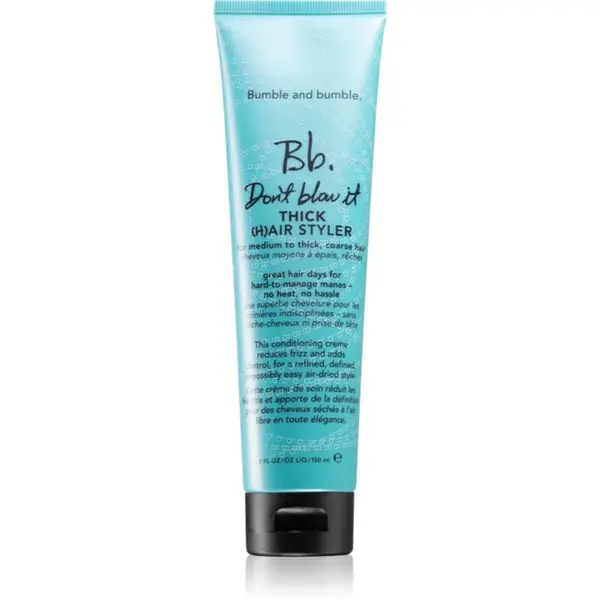 Bumble and Bumble Bumble and bumble Don't Blow It Thick (H)air Styler vlažilna nega brez spiranja za grobe lase 150 ml