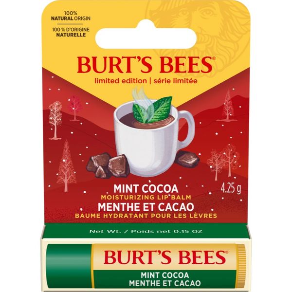 Burt’s Bees Burt’s Bees Festive vlažilni balzam za ustnice okus Mint Cocoa 4,25 g