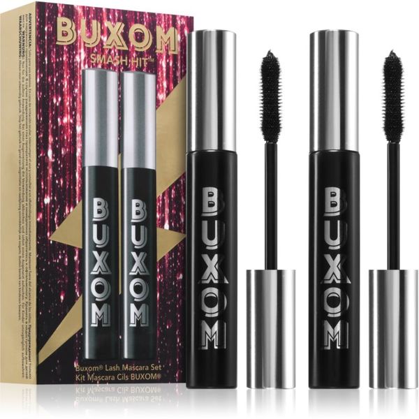 Buxom Buxom LASH MASCARA SET maskara za volumen in podaljšanje trepalnic 2x2 ml