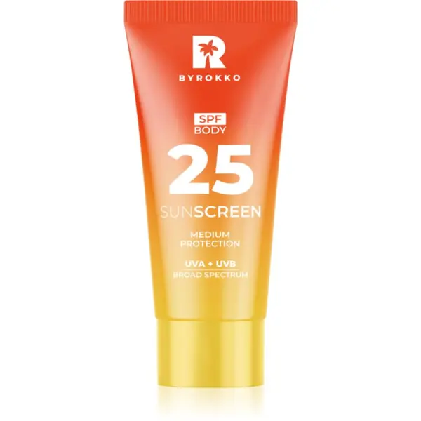 BYROKKO BYROKKO Body Sunscreen krema za sončenje za telo SPF 25 150 ml