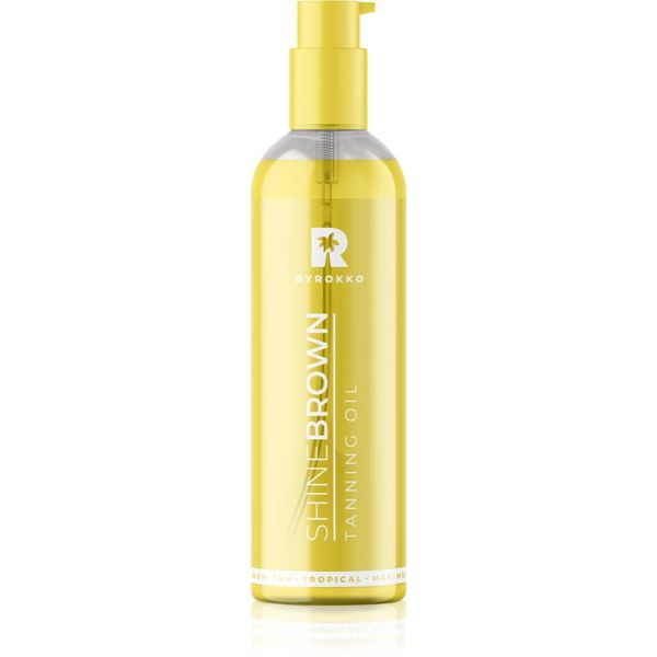 ByRokko ByRokko Shine Brown Tanning Oil pripravek za pospešitev in podaljšanje porjavelosti 145 ml