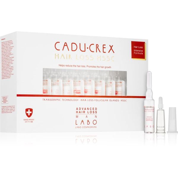 CADU-CREX CADU-CREX Hair Loss HSSC Advanced Hair Loss lasni tretma proti izpadanju las v napredni fazi za moške 20x3,5 ml