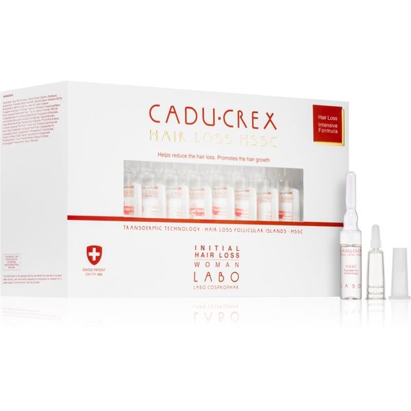 CADU-CREX CADU-CREX Hair Loss HSSC Initial Hair Loss lasni tretma proti izpadanju las v začetni fazi za ženske 40x3,5 ml