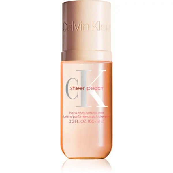 Calvin Klein Calvin Klein CK Sheer Peach odišavljeno pršilo za telo in lase uniseks 100 ml