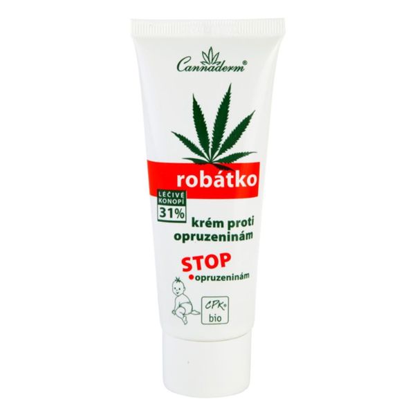 Cannaderm Cannaderm Robatko Diaper Cream krema proti vnetju ritke s konopljinim oljem 75 g