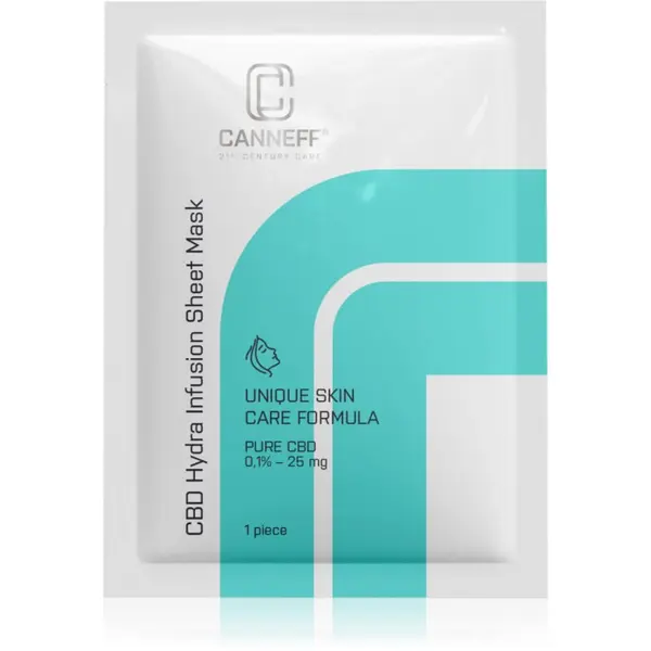Canneff Canneff Balance CBD Hydra Infusion Sheet Mask vlažilna tekstilna maska 1 kos