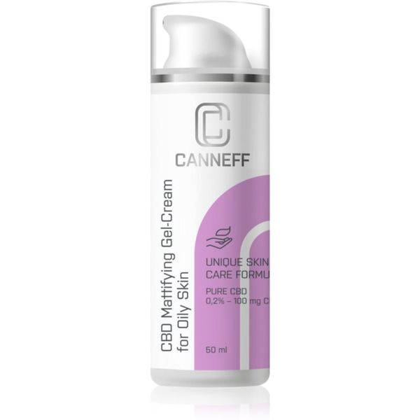 Canneff Canneff Balance CBD Mattifying Gel-Cream gel krema za mastno k aknam nagnjeno kožo 50 ml