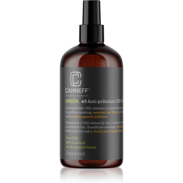 Canneff Canneff Green Anti-pollution CBD & Plant Keratin Hair Spray nega brez spiranja za lase 200 ml
