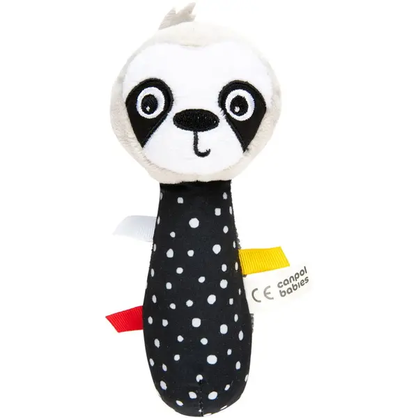 Canpol babies Canpol babies BabiesBoo Sensory Toy with Squeaker piskajoča igrača Sloth 1 kos