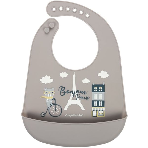 Canpol Babies Canpol babies Bonjour Paris Bibs slinček Beige 1 kos