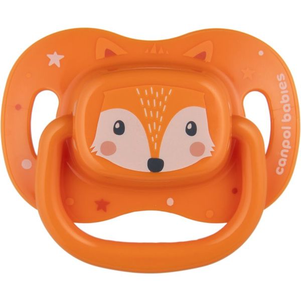 Canpol Babies Canpol babies Cute Animals Soother 0-6m duda Orange 1 kos