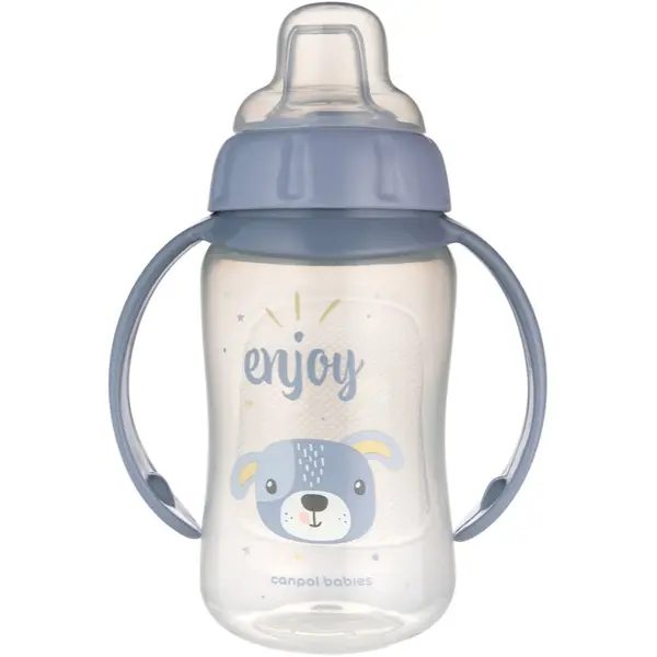 Canpol babies Canpol babies Cute Animals Training Cup otroški lonček Dog 6m+ 320 ml