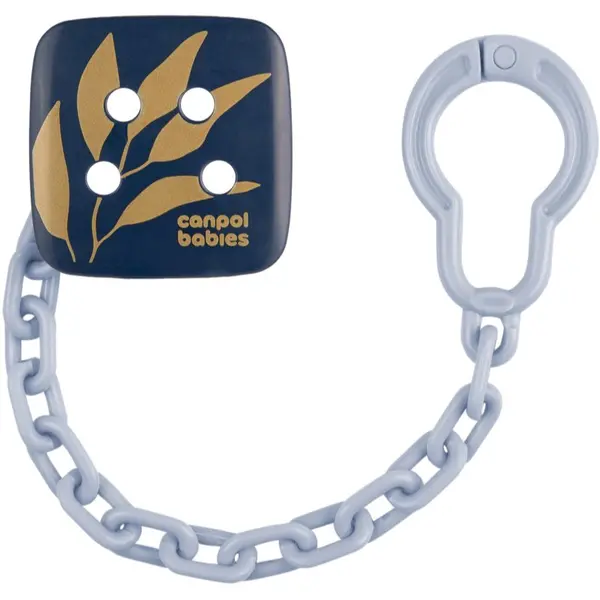 Canpol babies Canpol babies Gold Soothers Holder verižica za dudo Blue 1 kos
