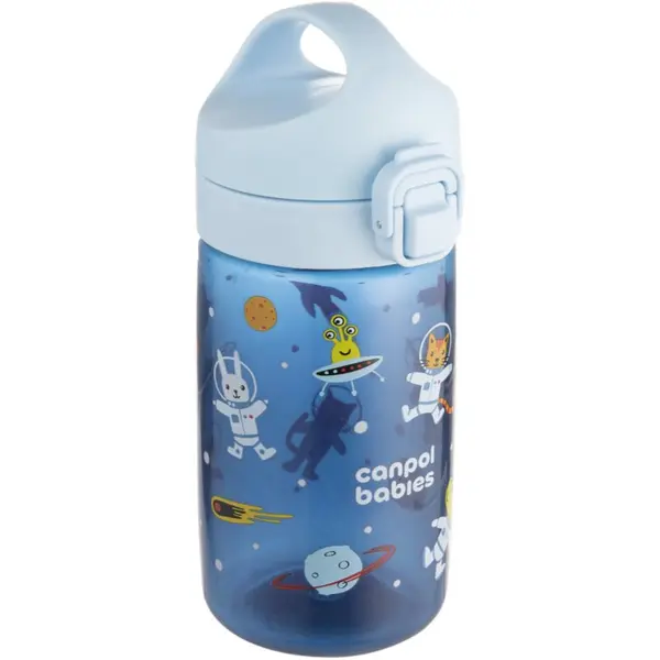 Canpol babies Canpol babies Junior Bottle steklenička za otroke Blue 400 ml