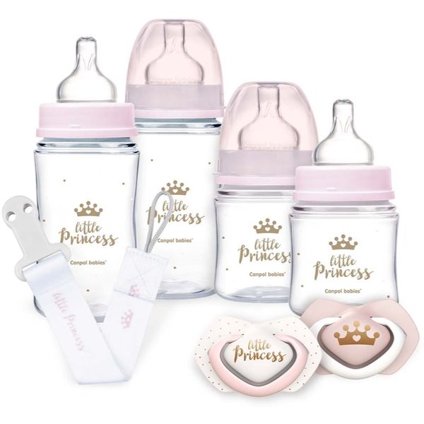 Canpol Babies Canpol babies Royal Baby Set darilni set za otroke od rojstva Pink 1 kos