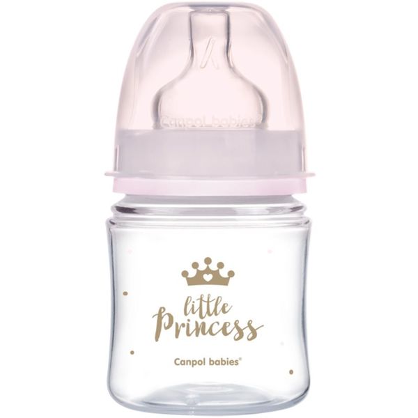 Canpol Babies Canpol babies Royal Baby steklenička za dojenčke 0m+ Pink 120 ml