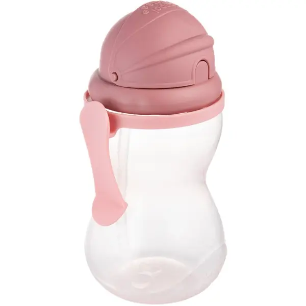 Canpol babies Canpol babies Sport Cup športna steklenica s slamico Pink 12m+ 370 ml