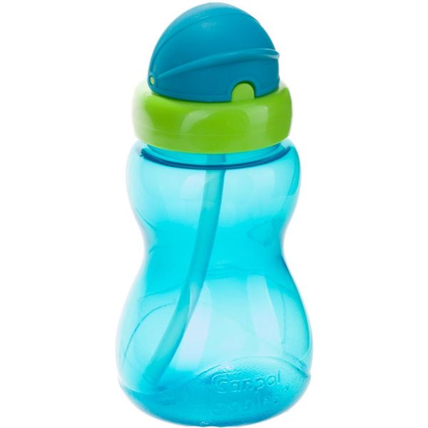 Canpol Babies Canpol babies Sport Cup steklenička za otroke s slamico 12m+ Blue 270 ml