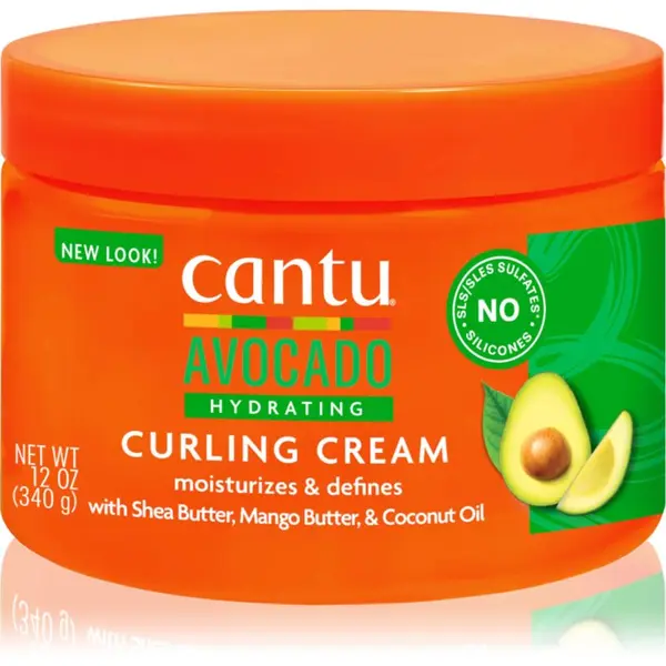 CANTU CANTU Avocado Curling Cream krema za lase za skodrane lase 340 g