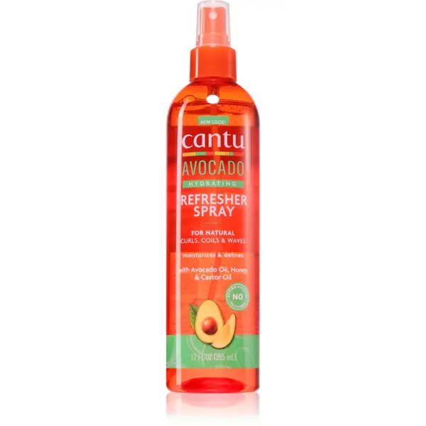 CANTU CANTU Avocado Refresher Spray vlažilno pršilo za lase za valovite in kodraste lase 355 ml
