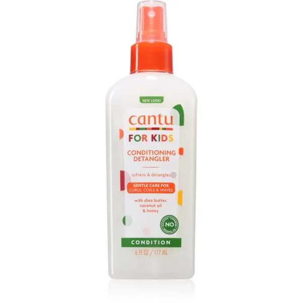 CANTU CANTU For Kids Care Detangler pršilo za lažje česanje las za valovite in kodraste lase 177 ml
