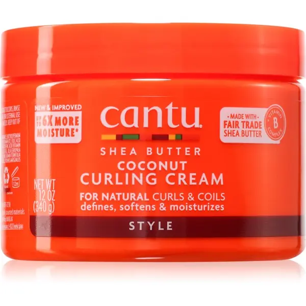 CANTU CANTU Shea Butter Curling Cream krema za lase za fiksacijo in obliko 355 ml