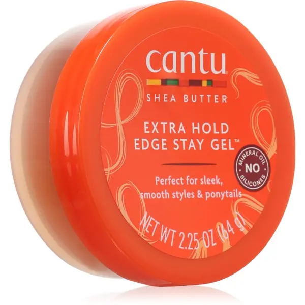 CANTU CANTU Shea Butter Extra Hold Edge fiksacijski gel za valovite in kodraste lase s karitejevim maslom 67 ml