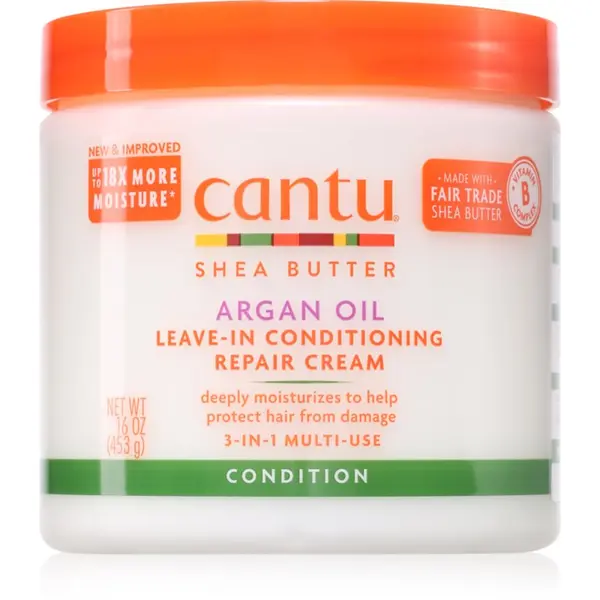CANTU CANTU Shea Butter Leave-In Conditioning Cream kremasti balzam za lase 453 g