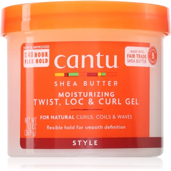 CANTU CANTU Shea Butter Moisturizing Twist, Loc & Curl Gel stiling krema za obliko 370 g
