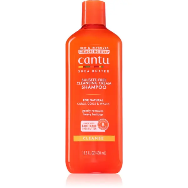 CANTU CANTU Shea Butter Shampoo vlažilni šampon za valovite in kodraste lase 400 ml