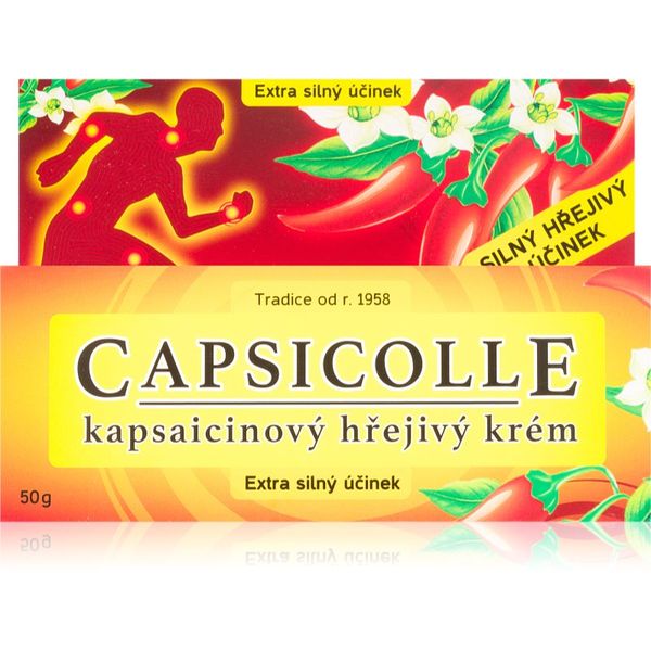 Capsicolle Capsicolle Capsaicin cream hot krema z izboljšanim učinkom za utrujene mišice in sklepe 50 g