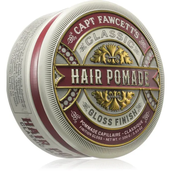 Captain Fawcett Captain Fawcett Classic Hair Pomade Gloss Finish pomada za lase za moške 100 g