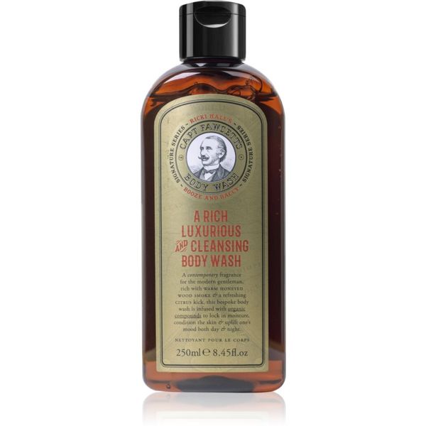 Captain Fawcett Captain Fawcett Ricki Hall´s poživitveni gel za prhanje za moške Booze & Baccy 250 ml