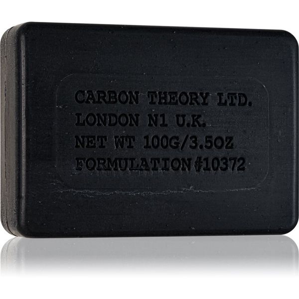 Carbon Theory Carbon Theory Charcoal & Tea Tree Oil čistilno trdo milo za pomiritev kože 100 g