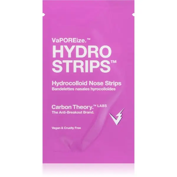 Carbon Theory Carbon Theory Vaporeize Hydro Strips čistilni obliž za zamašene pore na nosu 8 kos