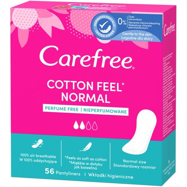 Carefree Carefree Cotton dnevni vložki 56 kos