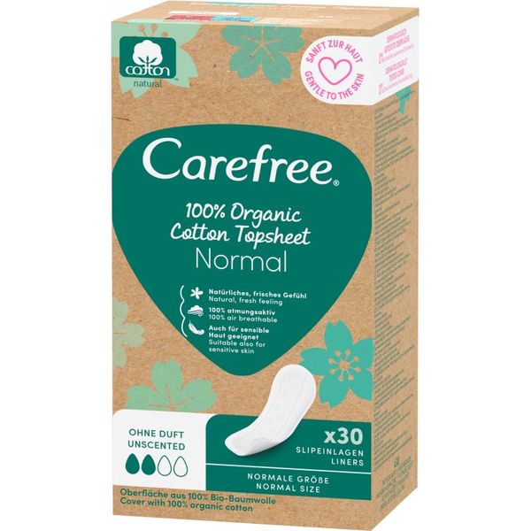 Carefree Carefree Organic Cotton Normal dnevni vložki 30 kos