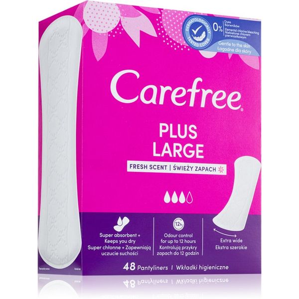 Carefree Carefree Plus Large Fresh Scent dnevni vložki 48 kos