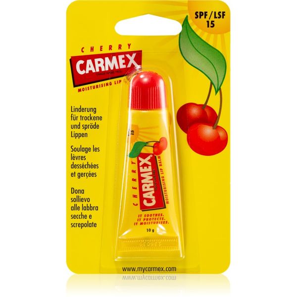 Carmex Carmex Cherry balzam za ustnice v tubi SPF 15 10 g