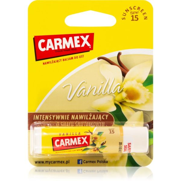 Carmex Carmex Vanilla vlažilni balzam za ustnice v paličici SPF 15 4,25 g