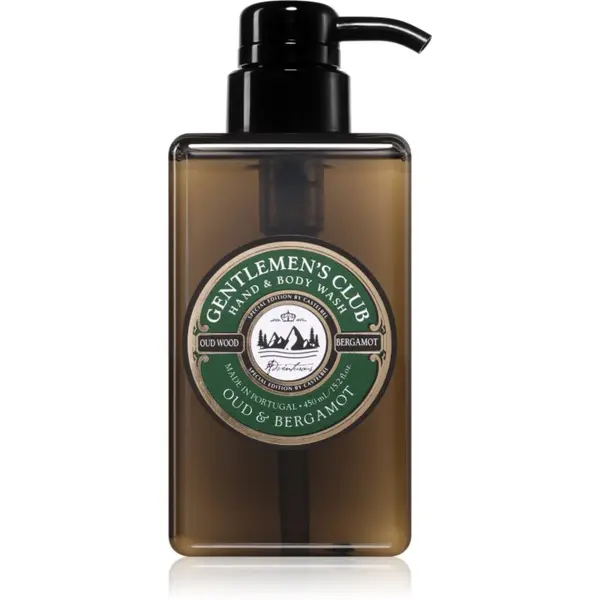 Castelbel Castelbel Gentlemen's Club Oud & Bergamot luksuzno tekoče milo za roke in telo 450 ml
