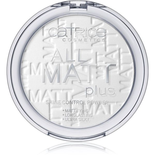 Catrice Catrice All Matt Plus matirajoči puder odtenek 001 Universal 10 g