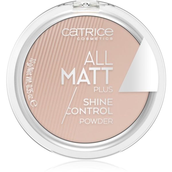 Catrice Catrice All Matt Plus matirajoči puder odtenek 010 Transparent 10 g